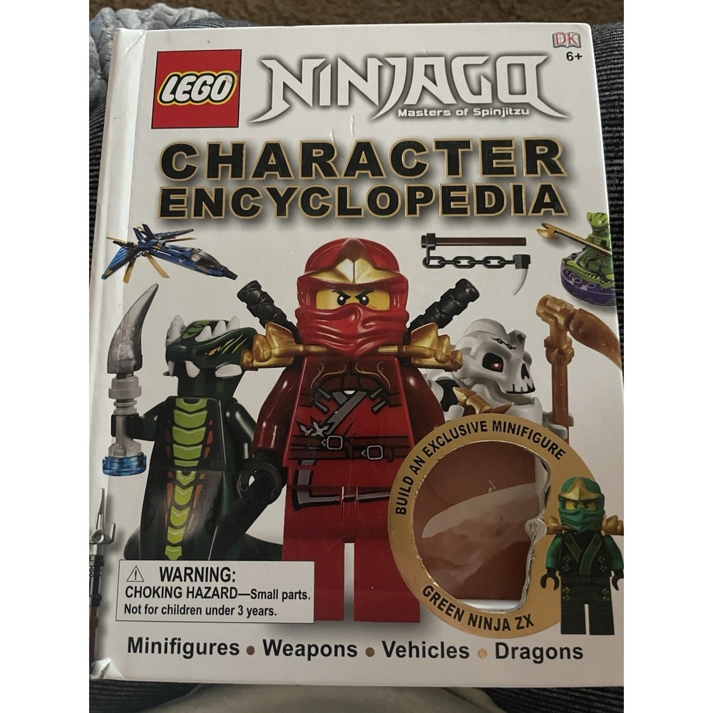LEGO NINJAGO Character Encyclopedia NO Green Ninja mini-Figure 2012 Hardcover